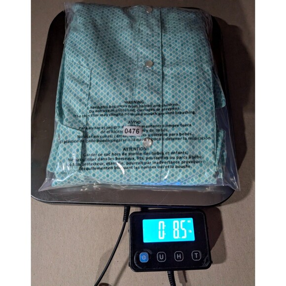 Wrangler Wrancher Western Pearl Snap Shirt Mens XL Diamond Pattern Long Sleeve - Picture 7 of 7